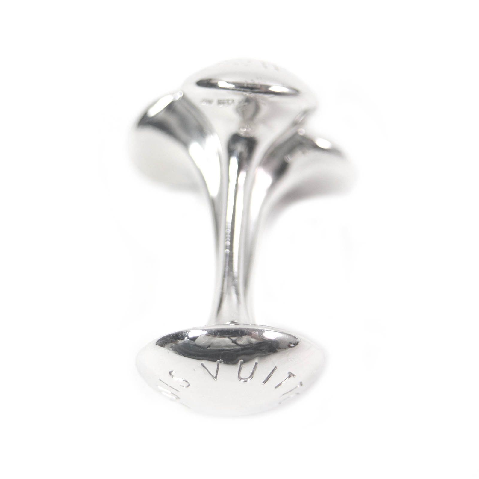 Louis Vuitton Louis Vuitton Louis Vuitton Boutong de Manchette Bouquet crew SV925 Cufflinks Metal Cufflinks M30566 Size ONE SIZE - 3 Thumbnail