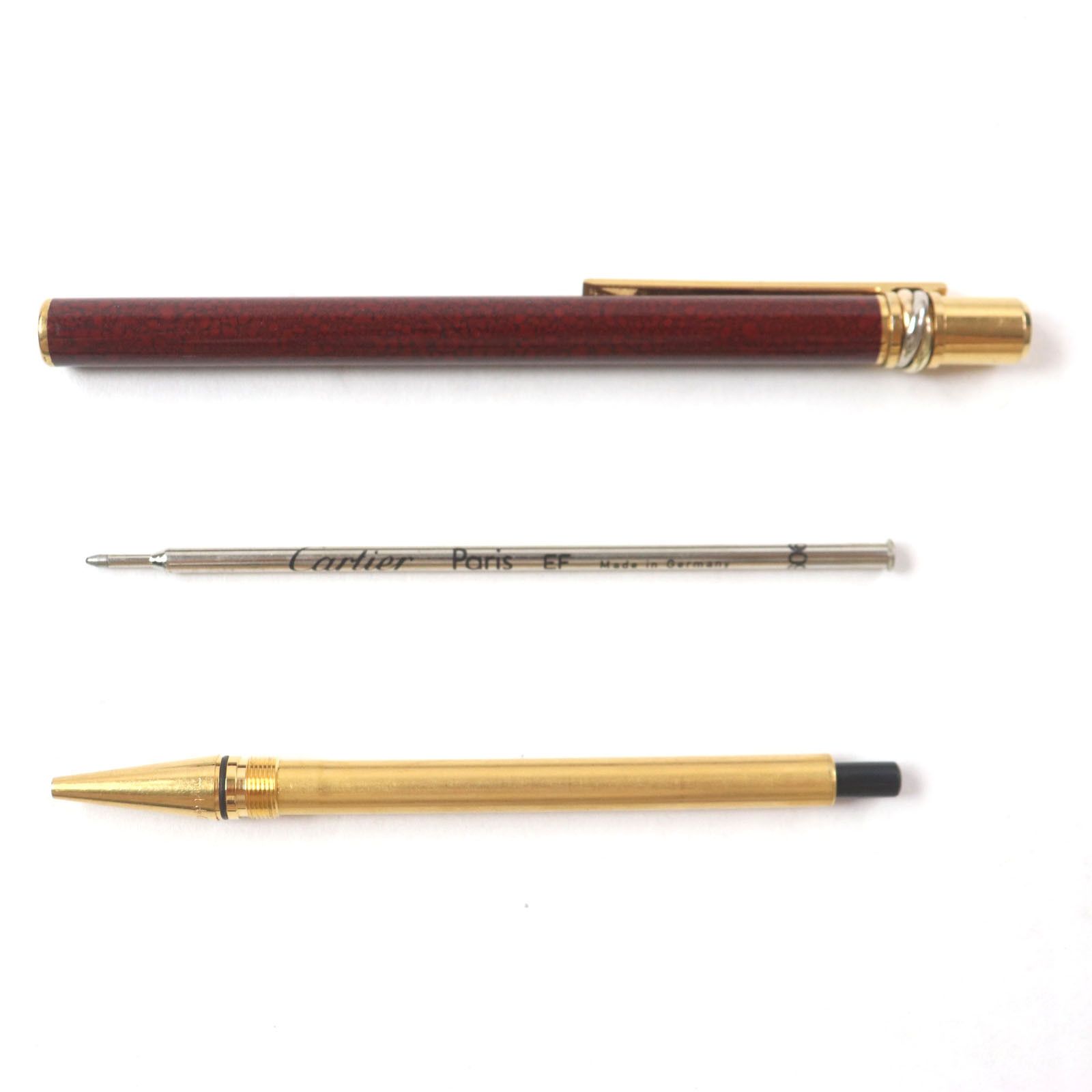 Cartier Cartier Cartier Trinity Ballpoint Pen Metal Pen DUTY FREE for USA Size ONE SIZE - 3 Thumbnail