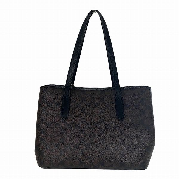 Coach Coach Coach Signature PVC Tote Bag Canvas Tote Bag F48735 Size ONE SIZE - 2 Thumbnail