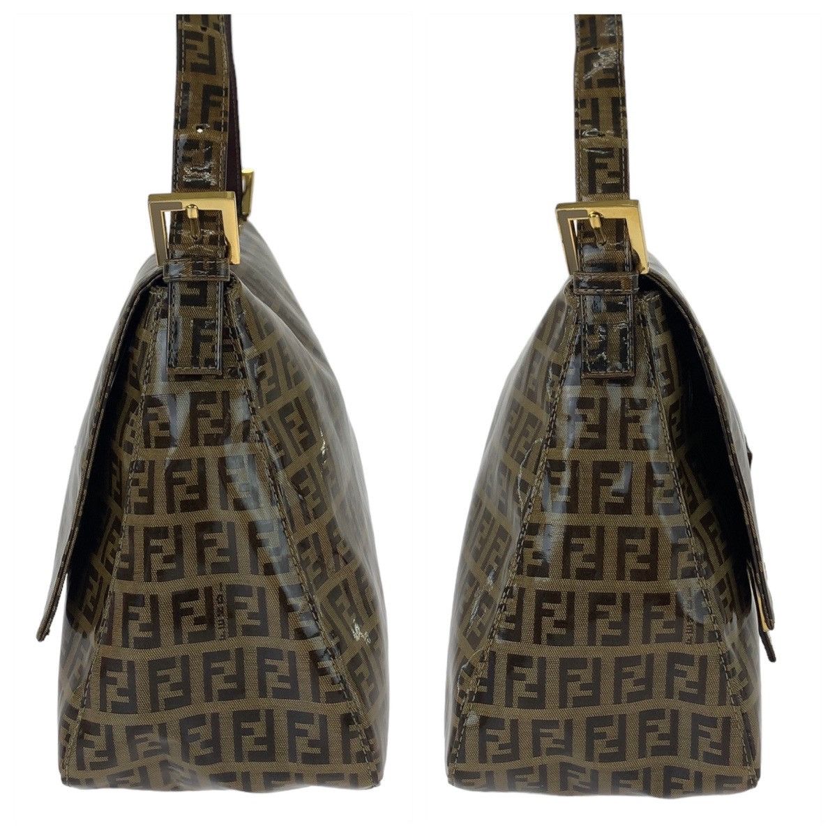 Fendi Fendi Fendi Mamma Baguette Coated Canvas Shoulder Bag Canvas Shoulder Bag Size ONE SIZE - 5 Thumbnail