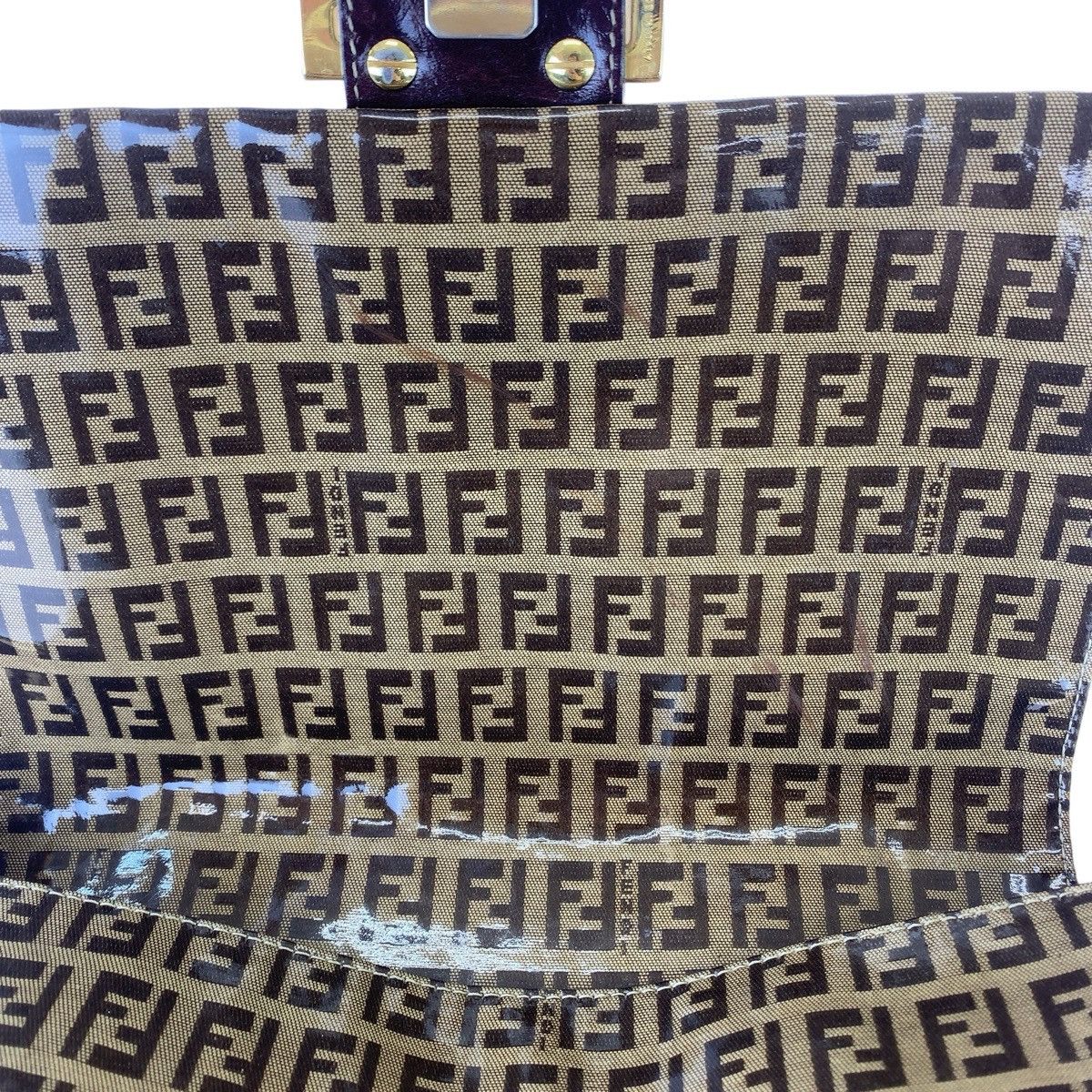 Fendi Fendi Fendi Mamma Baguette Coated Canvas Shoulder Bag Canvas Shoulder Bag Size ONE SIZE - 7 Thumbnail