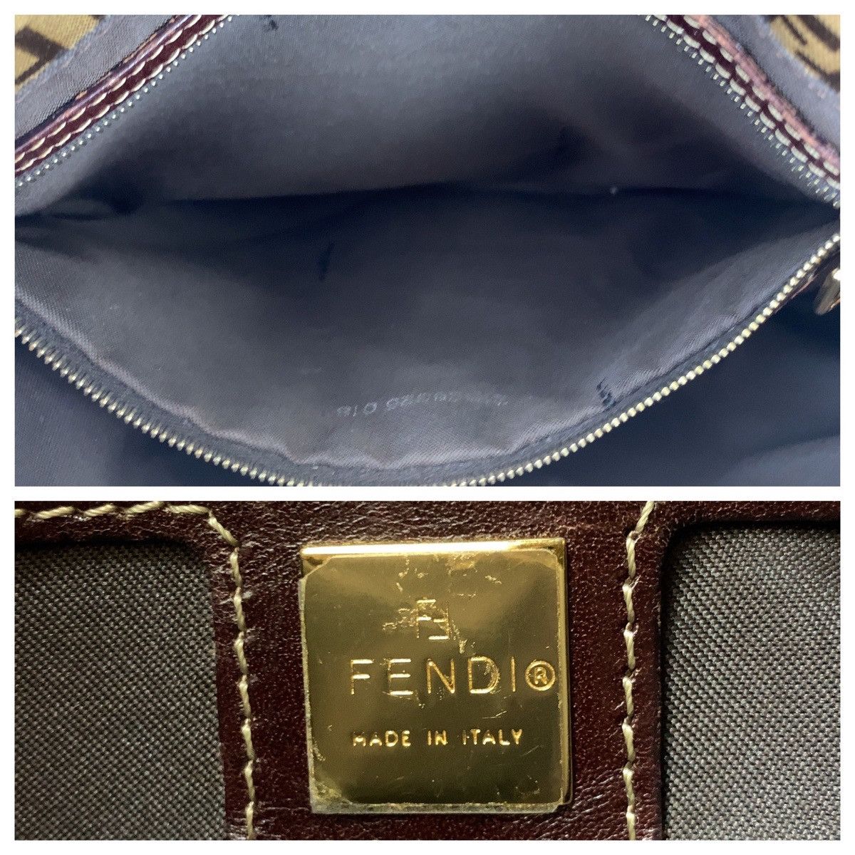 Fendi Fendi Fendi Mamma Baguette Coated Canvas Shoulder Bag Canvas Shoulder Bag Size ONE SIZE - 10 Thumbnail