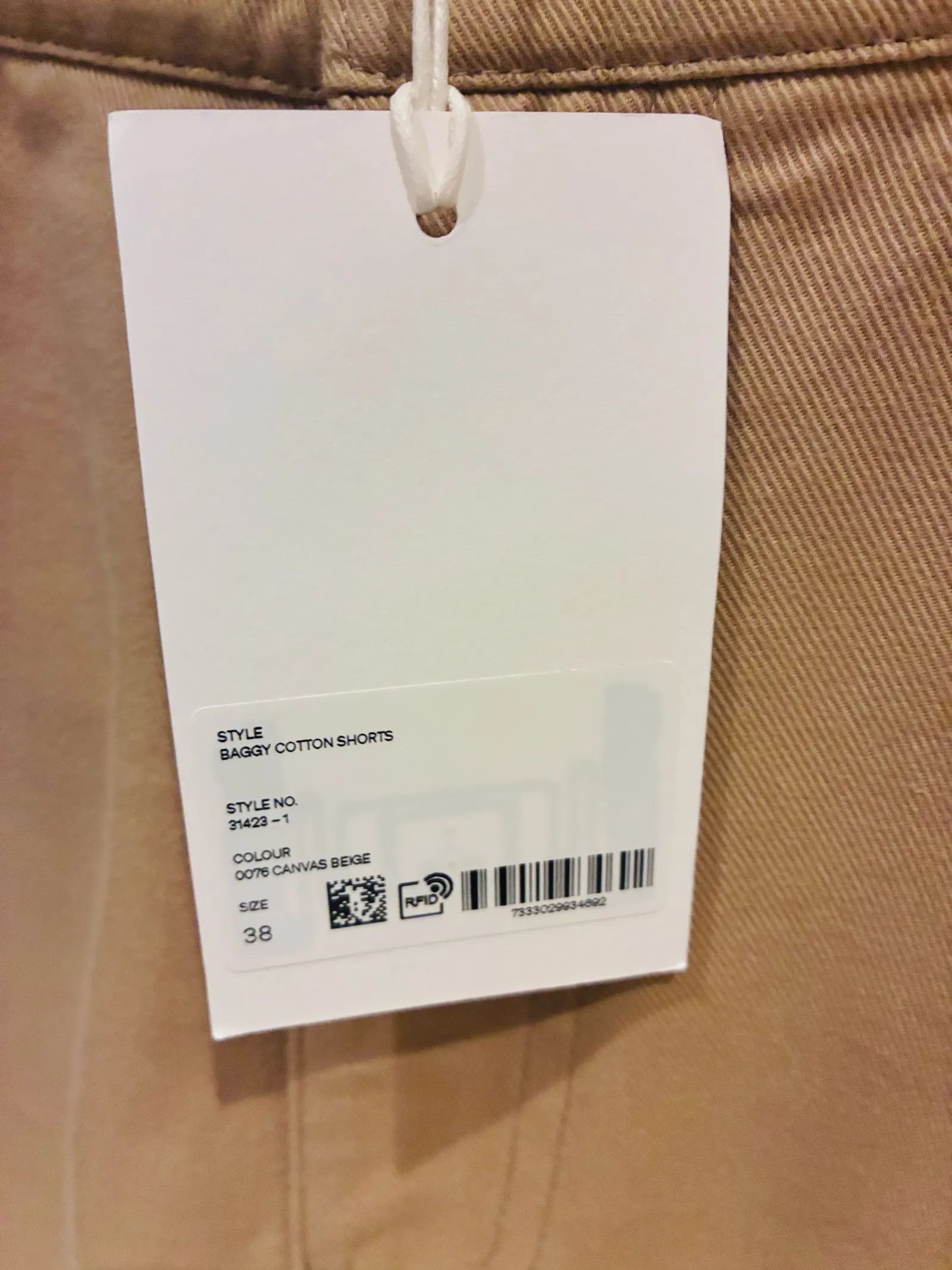 Filippa K Filippa K Baggy Cotton Shorts - Chino shorts Shorts Size 27" / US 4 / IT 40 - 3 Thumbnail