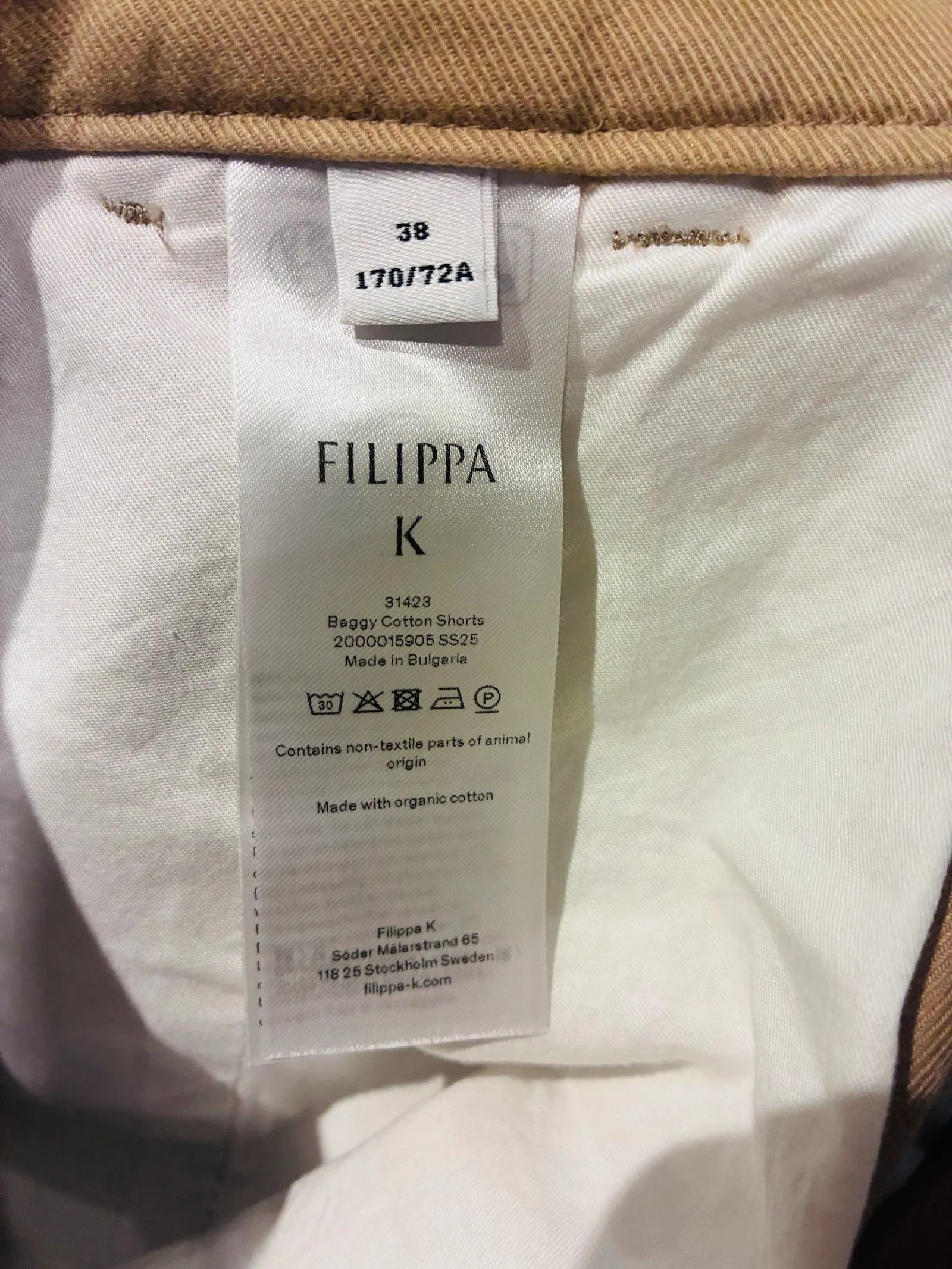 Filippa K Filippa K Baggy Cotton Shorts - Chino shorts Shorts Size 27" / US 4 / IT 40 - 4 Thumbnail