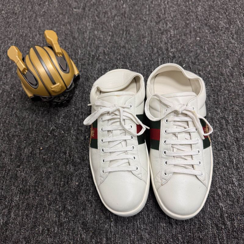 Gucci Gucci Ace Low-Top Fashion Sneakers for Men 0079 Size US 9.5 / EU 42-43 - 2 Thumbnail