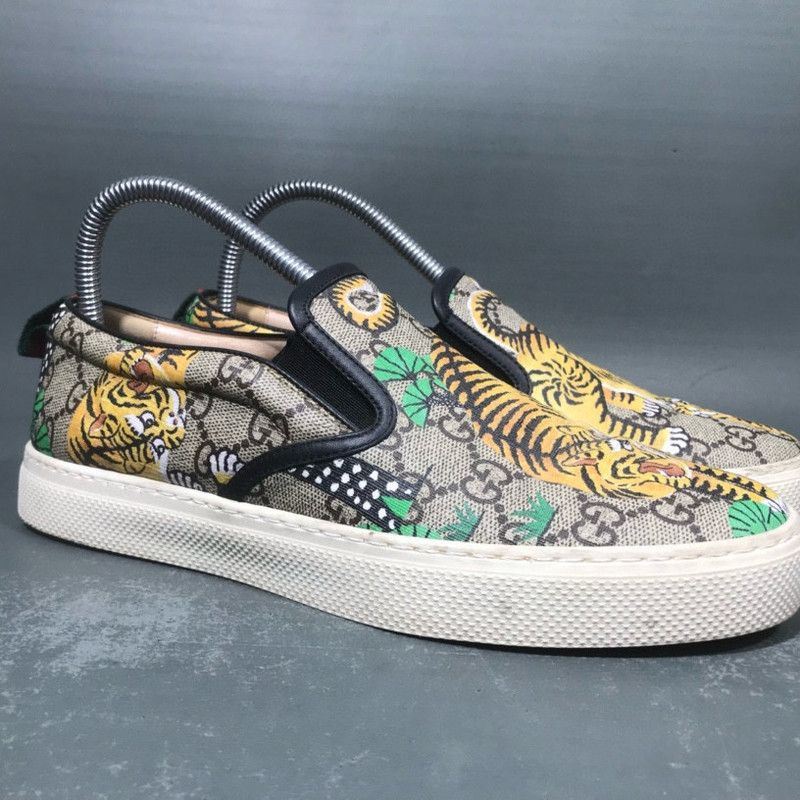 Gucci Gucci Animal Print Slip-On Sneakers for Men 0079 Size US 8.5 / EU 41-42 - 6 Thumbnail