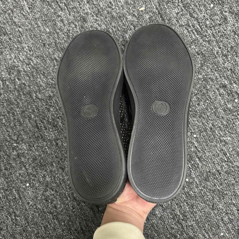 Gucci Gucci Black Canvas Slip-On Shoes 0079 Size US 9.5 / EU 42-43 - 4 Thumbnail