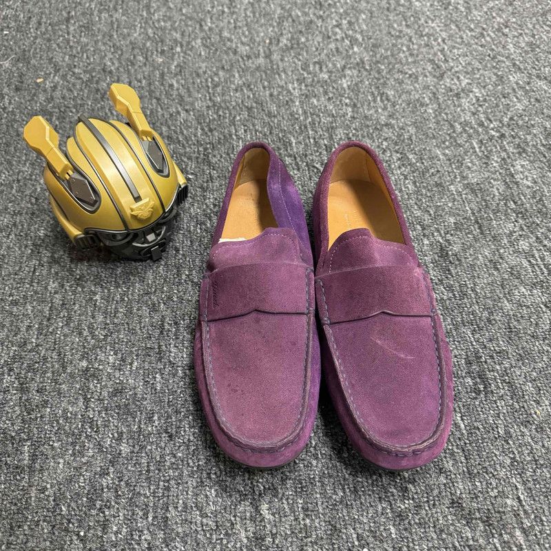 Gucci Gucci Purple Suede Loafers for Stylish Comfort 0079 Size US 9.5 / EU 42-43 - 2 Thumbnail