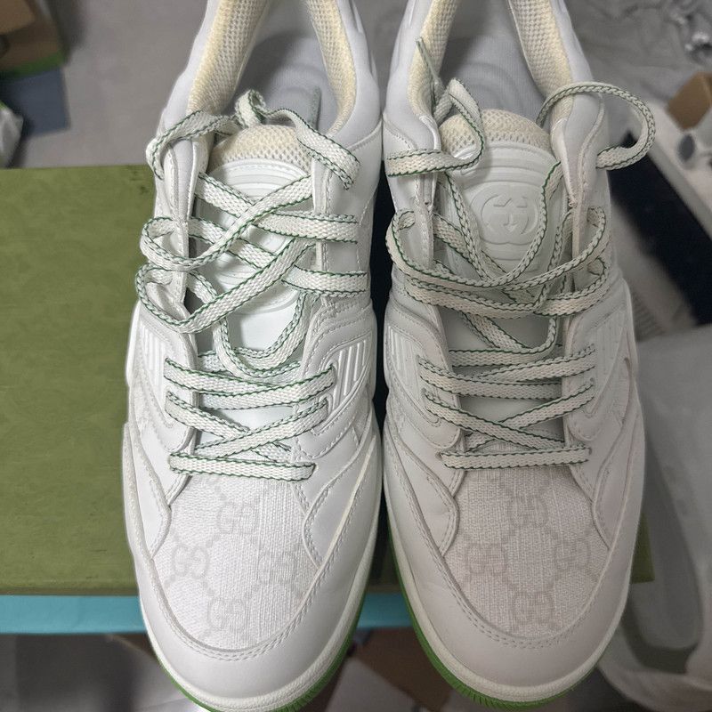 Gucci Gucci Basket Low Top Lace-Up Sneakers 0079 Size US 9.5 / EU 42-43 - 2 Thumbnail