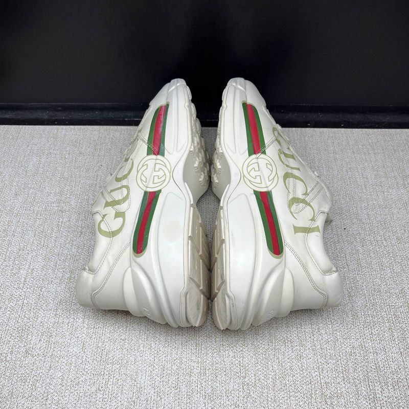 Gucci Gucci Rhyton Logo Low-top Dad Sneakers in Ivory 0079 Size US 10.5 / EU 43-44 - 8 Thumbnail