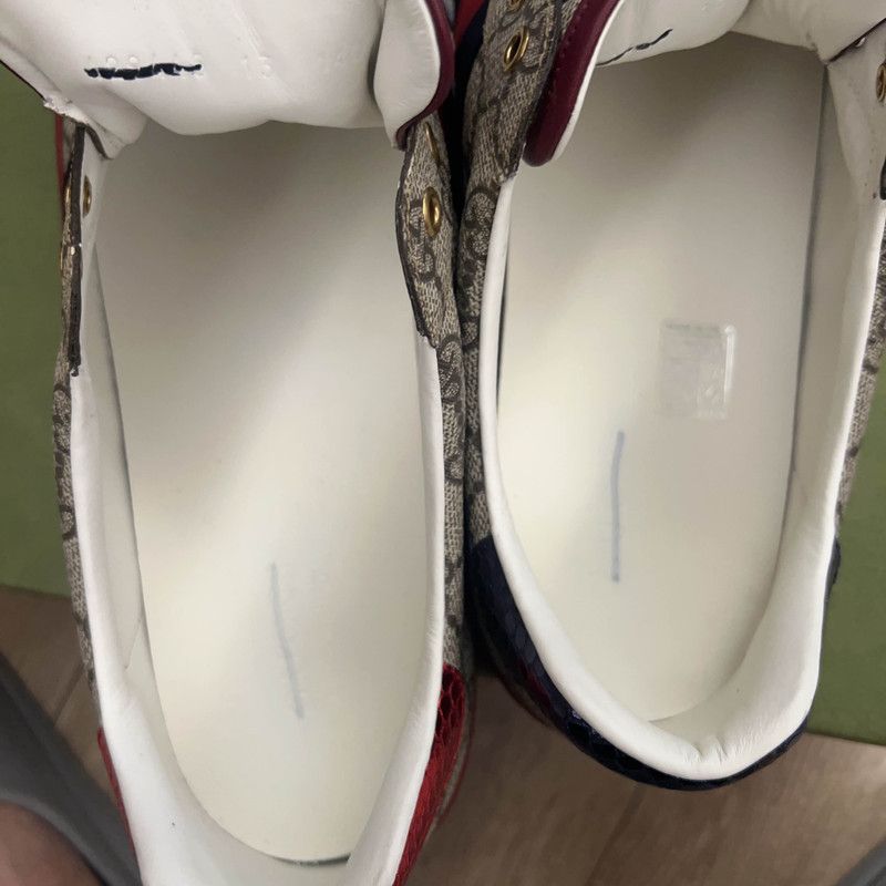 Gucci Gucci ACE Supreme Casual Sneakers for Men 0079 Size US 13 / EU 46 - 7 Thumbnail