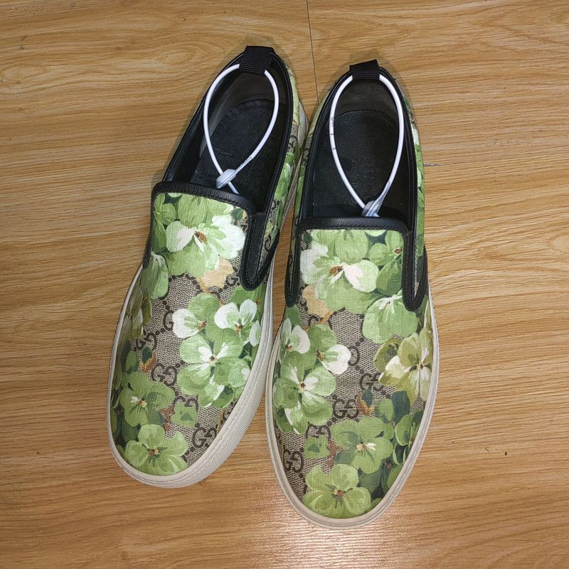 Gucci Gucci Floral Slip-On Sneakers for Men 0079 Size US 8 / EU 41 - 2 Thumbnail
