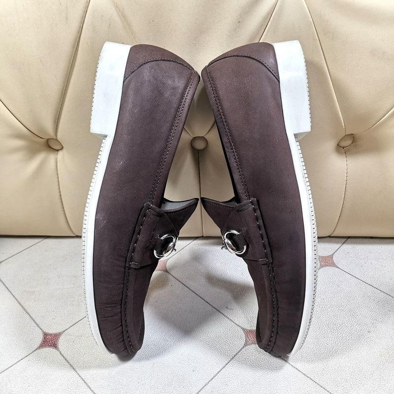 Gucci Gucci Horsebit Suede Slip-On Shoes for Men 0079 Size US 7.5 / EU 40-41 - 6 Thumbnail