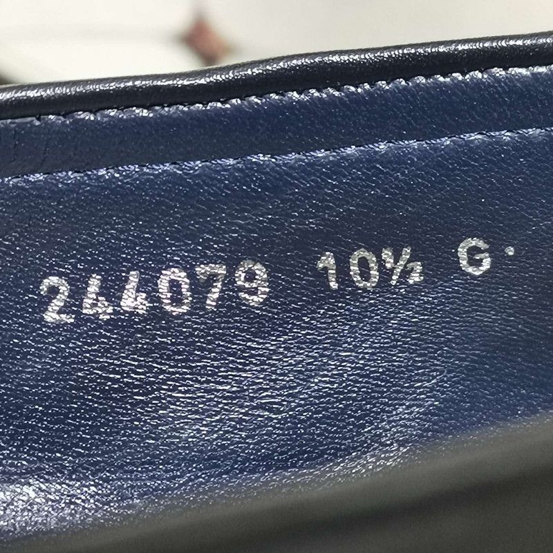 Gucci Gucci Blue GG Print Leather Loafers 0079 Size US 11 / EU 44 - 5 Thumbnail