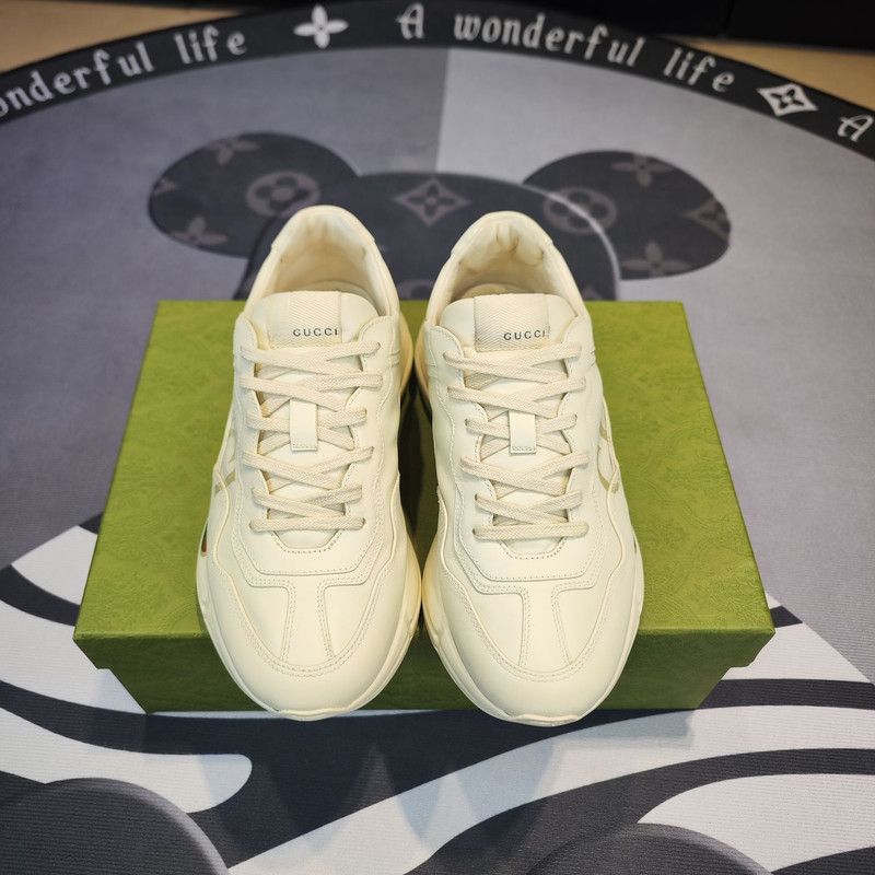 Gucci Gucci Rhyton Logo Low-Top Dad Shoes 0079 Size US 8.5 / EU 41-42 - 2 Thumbnail