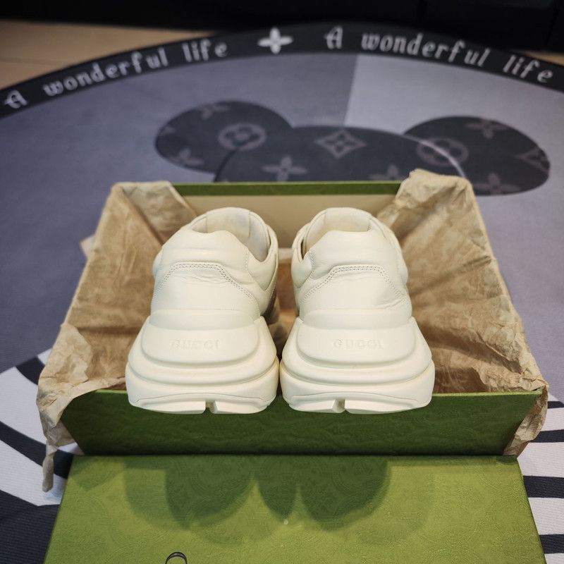 Gucci Gucci Rhyton Logo Low-Top Dad Shoes 0079 Size US 8.5 / EU 41-42 - 3 Thumbnail