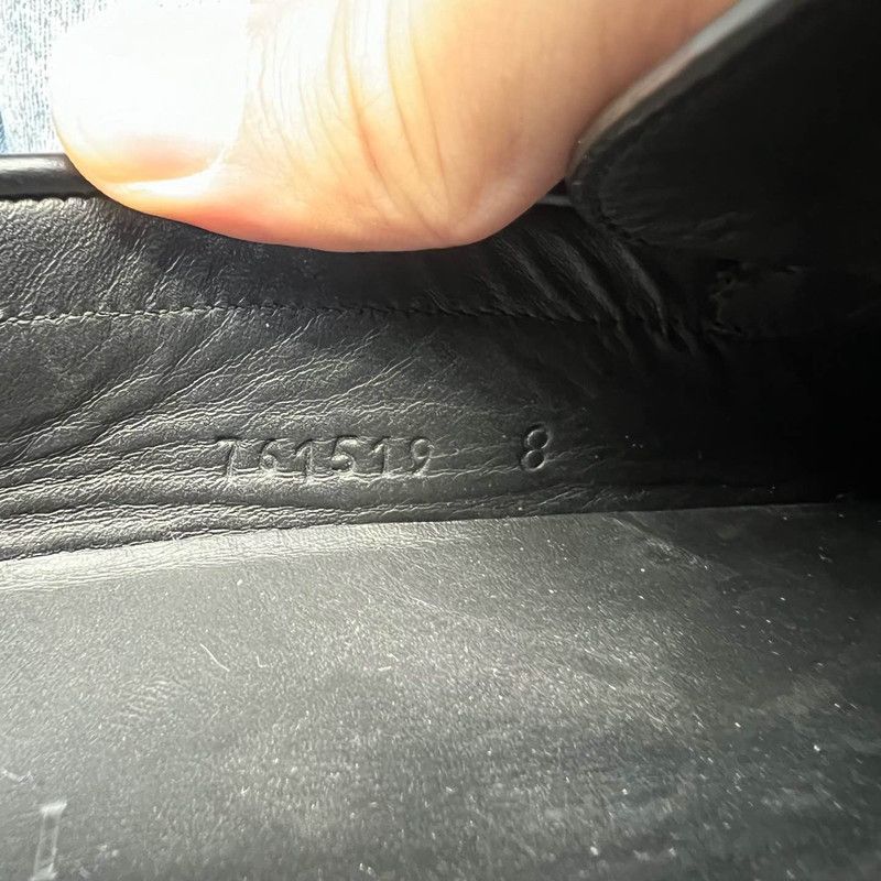 Gucci Gucci Black Leather Comfortable Loafers for Men 0079 Size US 8.5 / EU 41-42 - 5 Thumbnail