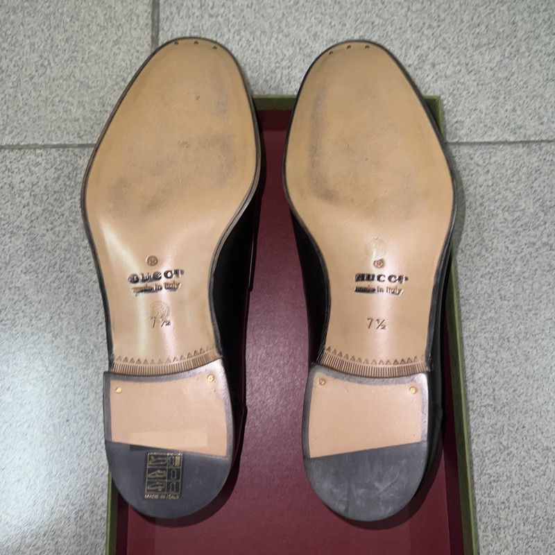 Gucci Gucci Casual Leather Shoes in Black and Brown 0079 Size US 8 / EU 41 - 4 Thumbnail