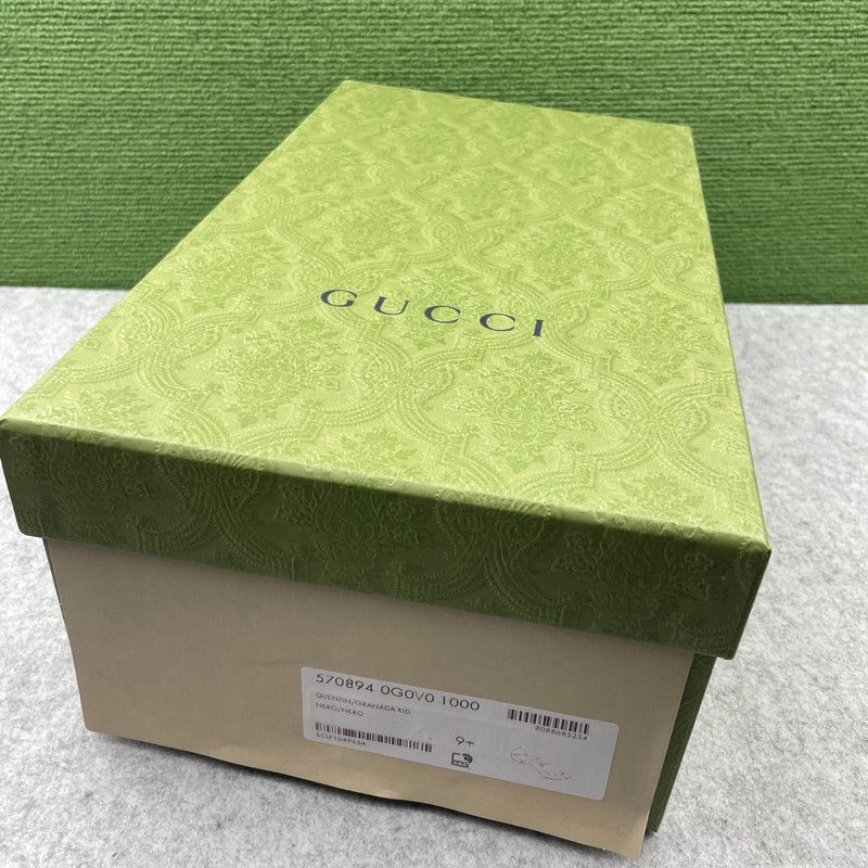 Gucci Gucci Jordaan Leather Slip-On Loafers for Men 0079 Size US 10.5 / EU 43-44 - 6 Thumbnail