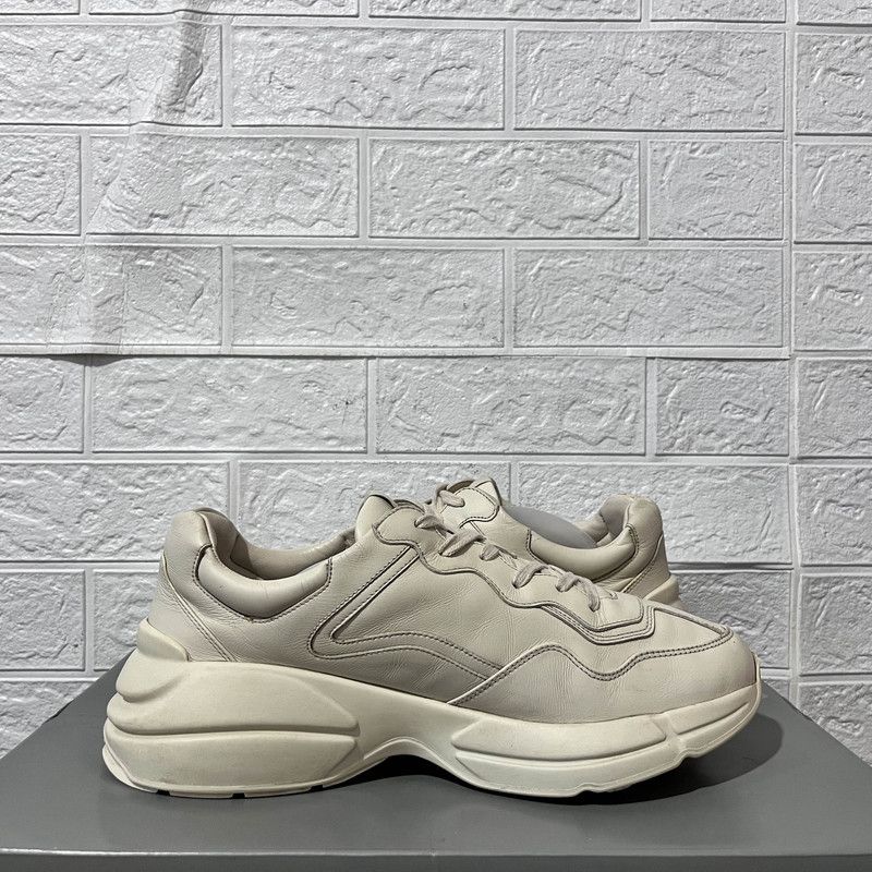 Gucci Gucci Rhyton Logo Low Top Dad Sneakers 0079 Size US 10.5 / EU 43-44 - 9 Thumbnail