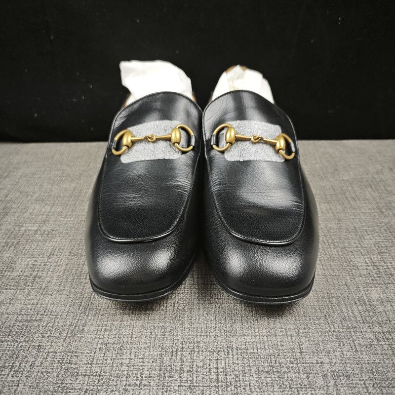 Gucci Gucci Jordaan Leather Loafers for Men 0079 Size US 9.5 / EU 42-43 - 2 Thumbnail