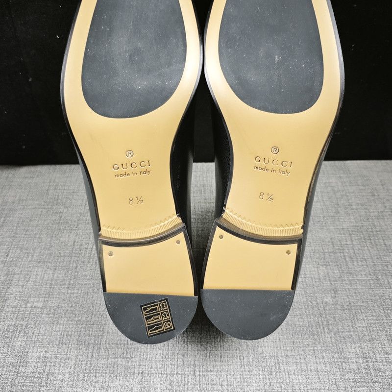Gucci Gucci Jordaan Leather Loafers for Men 0079 Size US 9.5 / EU 42-43 - 4 Thumbnail
