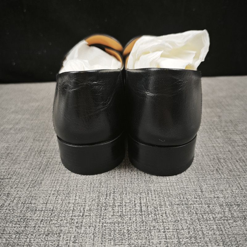 Gucci Gucci Jordaan Leather Loafers for Men 0079 Size US 9.5 / EU 42-43 - 3 Thumbnail
