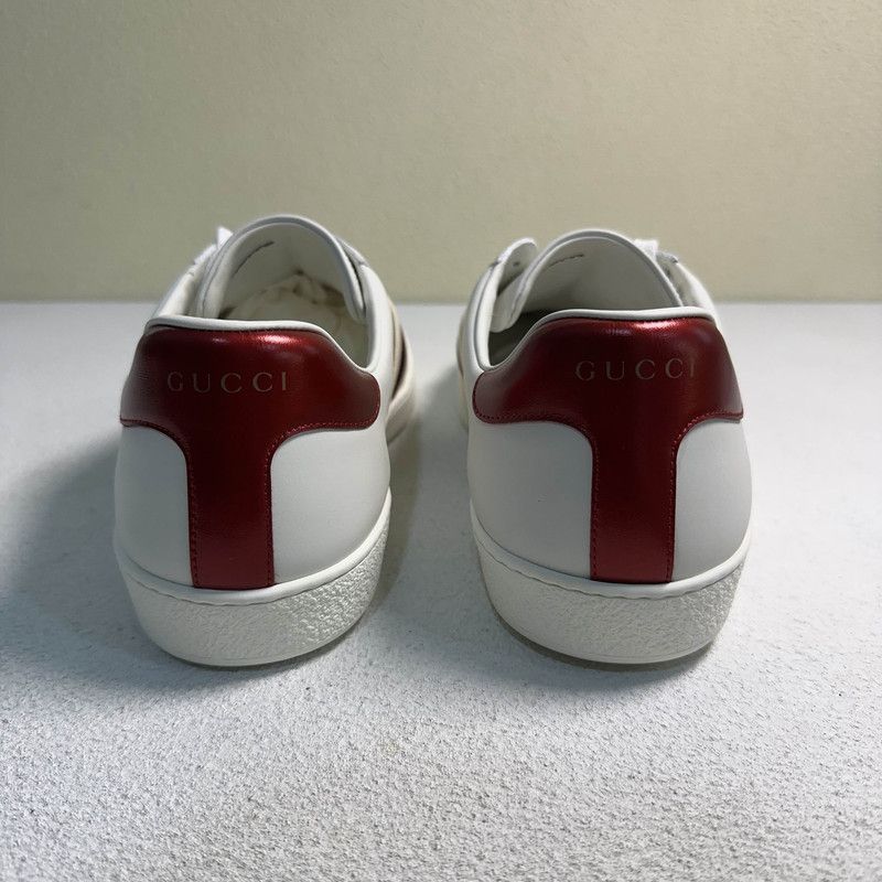 Gucci Gucci ACE Leather Stripe Low-Top Sneakers 0079 Size US 12 / EU 45 - 3 Thumbnail