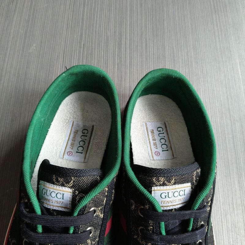 Gucci Gucci Tennis 1977 Low-Top Fashion Sneakers 0079 Size US 8 / EU 41 - 9 Thumbnail