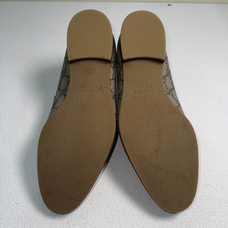 Gucci Gucci Horsebit Leather Loafers in Beige 0079 Size US 7.5 / EU 40-41 - 4 Thumbnail