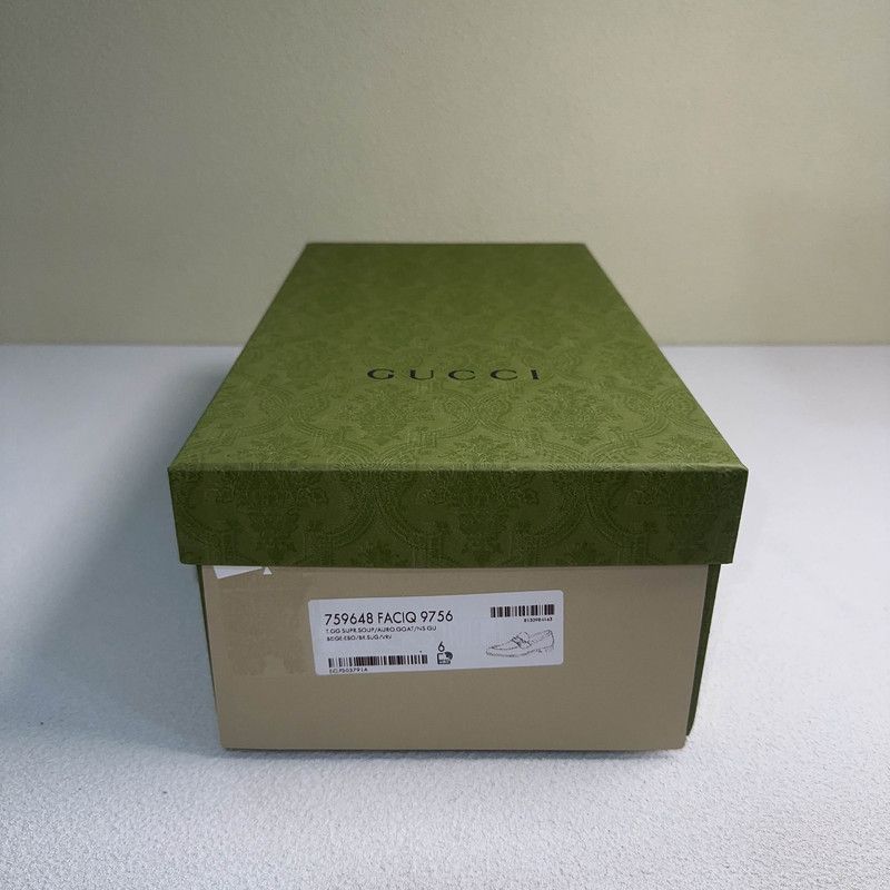 Gucci Gucci Horsebit Leather Loafers in Beige 0079 Size US 7.5 / EU 40-41 - 6 Thumbnail