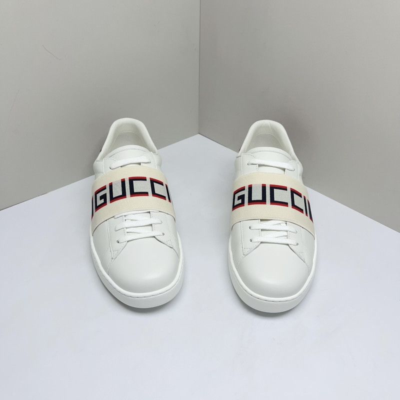 Gucci Gucci Ace Leather Stripe Low-Top Sneakers 0079 Size US 7.5 / EU 40-41 - 2 Thumbnail