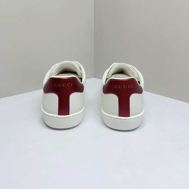 Gucci Gucci Ace Leather Stripe Low-Top Sneakers 0079 Size US 7.5 / EU 40-41 - 3 Thumbnail
