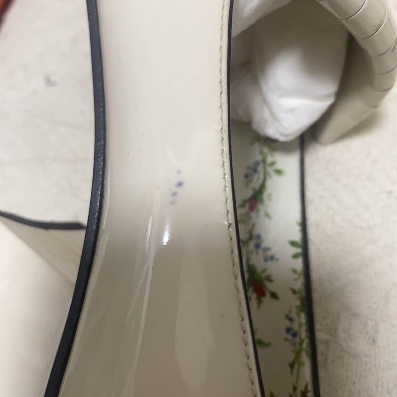 Gucci Gucci White Fringe Heel Shoes 0079 Size US 6.5 / EU 39-40 - 7 Thumbnail