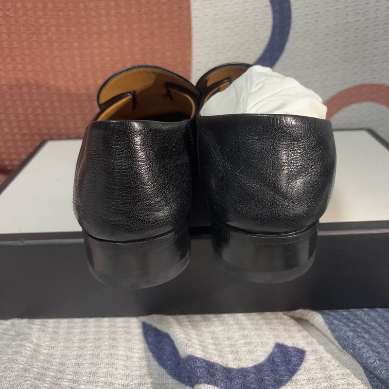 Gucci Gucci Jordaan Leather Horsebit Casual Shoes for Men 0079 Size US 9 / EU 42 - 3 Thumbnail