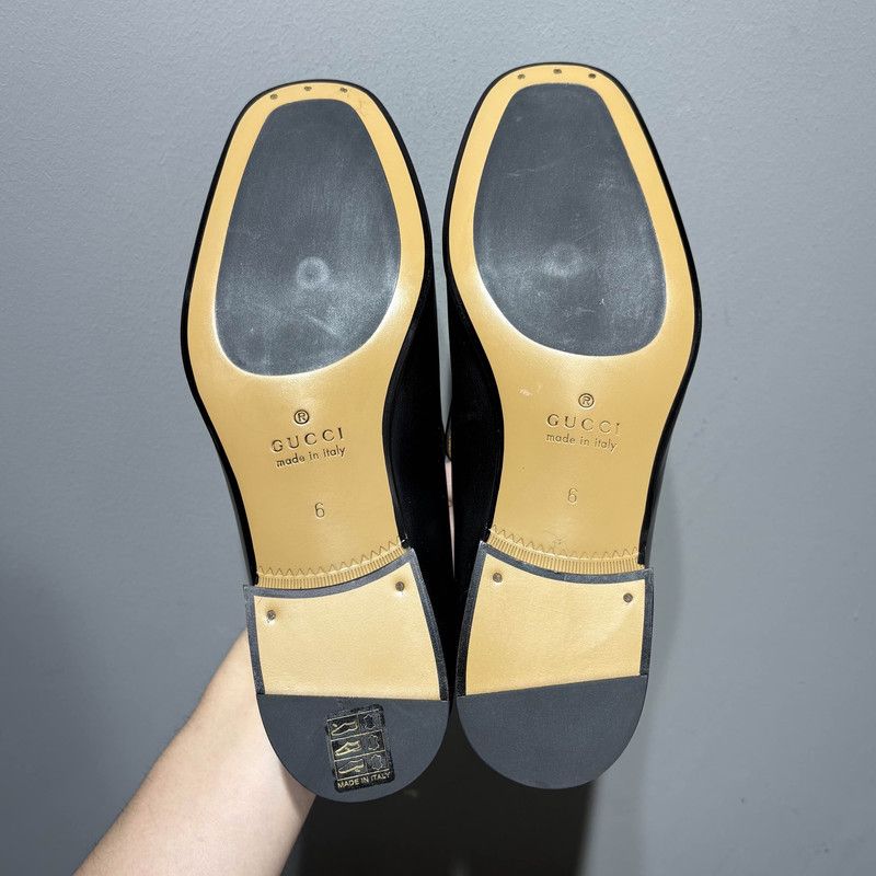 Gucci Gucci Jordaan Leather Slip-On Casual Shoes 0079 Size US 7.5 / EU 40-41 - 4 Thumbnail