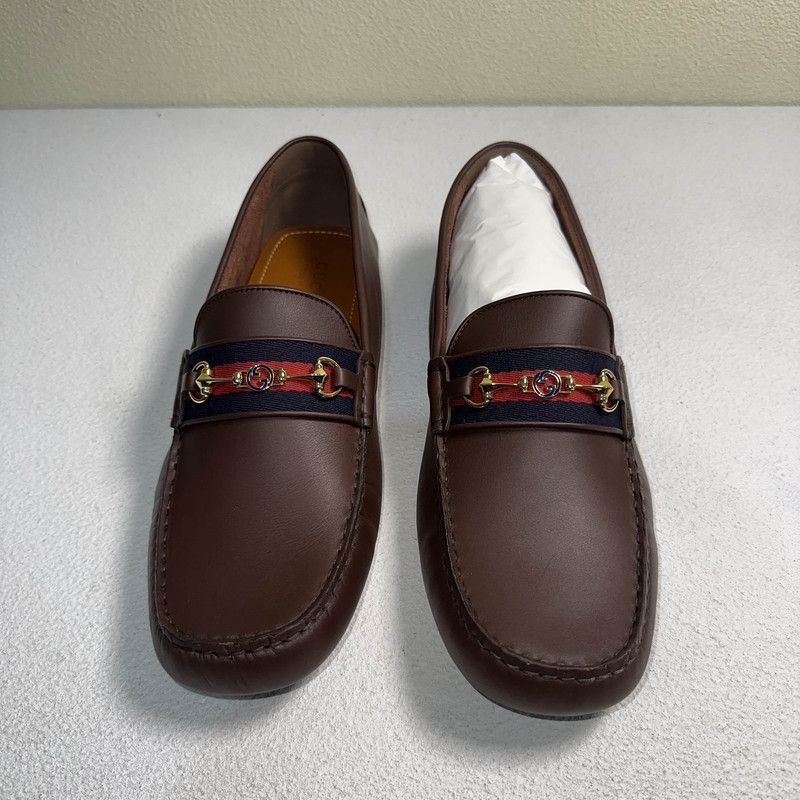 Gucci Gucci Horsebit Suede Casual Shoes for Men 0079 Size US 11 / EU 44 - 2 Thumbnail