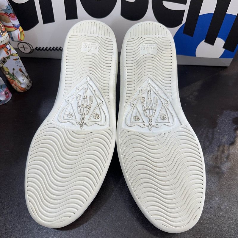 Gucci Gucci Ace Tiger Year Leather Sneakers 0079 Size US 9.5 / EU 42-43 - 3 Thumbnail