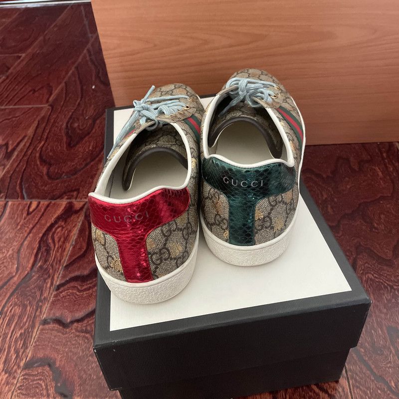 Gucci Gucci ACE Low-Top Fashion Sneakers for Men 0079 Size US 10.5 / EU 43-44 - 3 Thumbnail