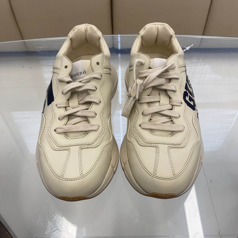 Gucci Gucci Rhyton 25 Leather Dad Sneakers for Men 0079 Size US 8.5 / EU 41-42 - 2 Thumbnail