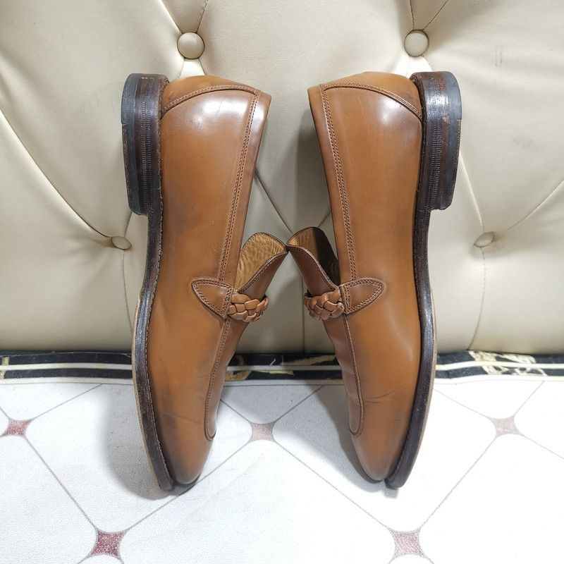 Gucci Gucci Brown Leather Loafers for Men 0079 Size US 8.5 / EU 41-42 - 9 Thumbnail