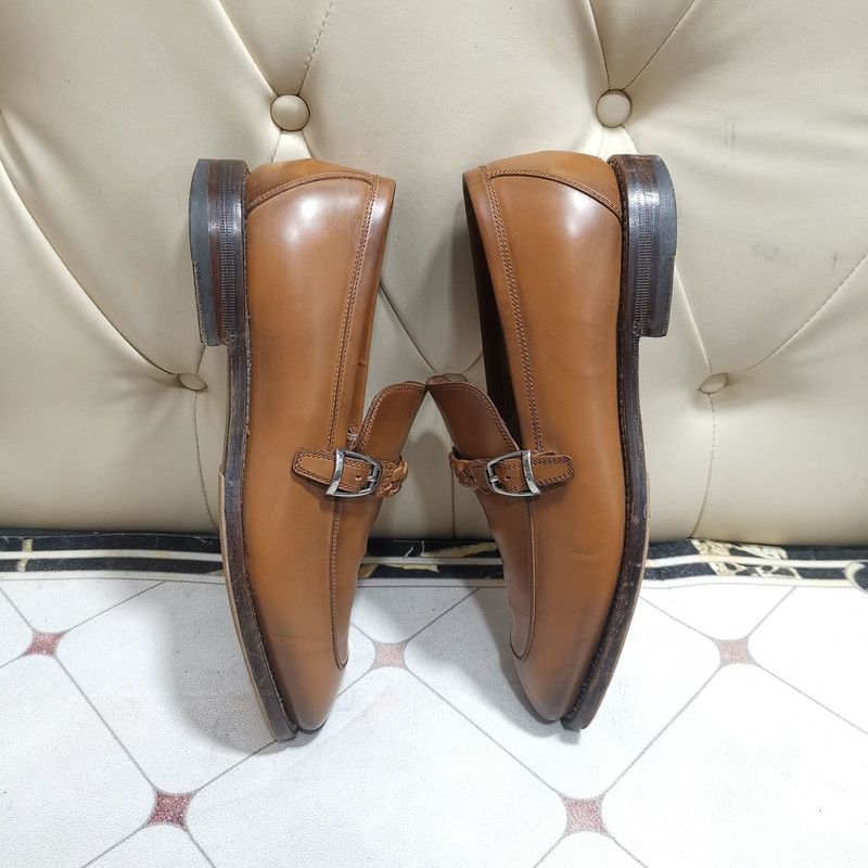 Gucci Gucci Brown Leather Loafers for Men 0079 Size US 8.5 / EU 41-42 - 8 Thumbnail