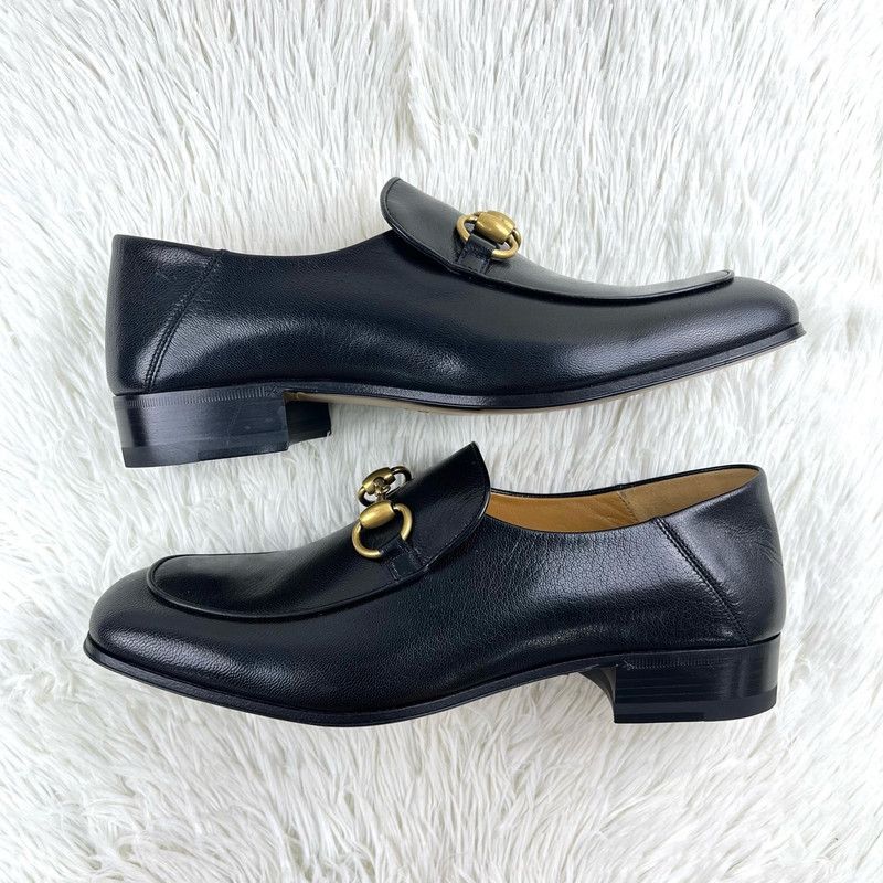 Gucci Gucci Leather Horsebit Loafers in Black 0079 Size US 8.5 / EU 41-42 - 7 Thumbnail