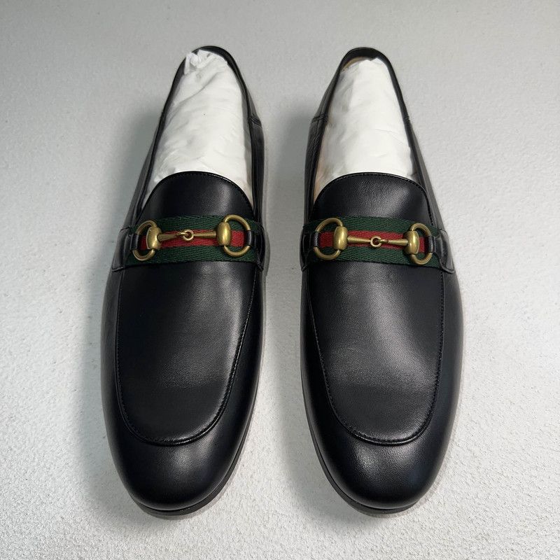 Gucci Gucci Leather Horsebit Loafers for Men 0079 Size US 9.5 / EU 42-43 - 2 Thumbnail
