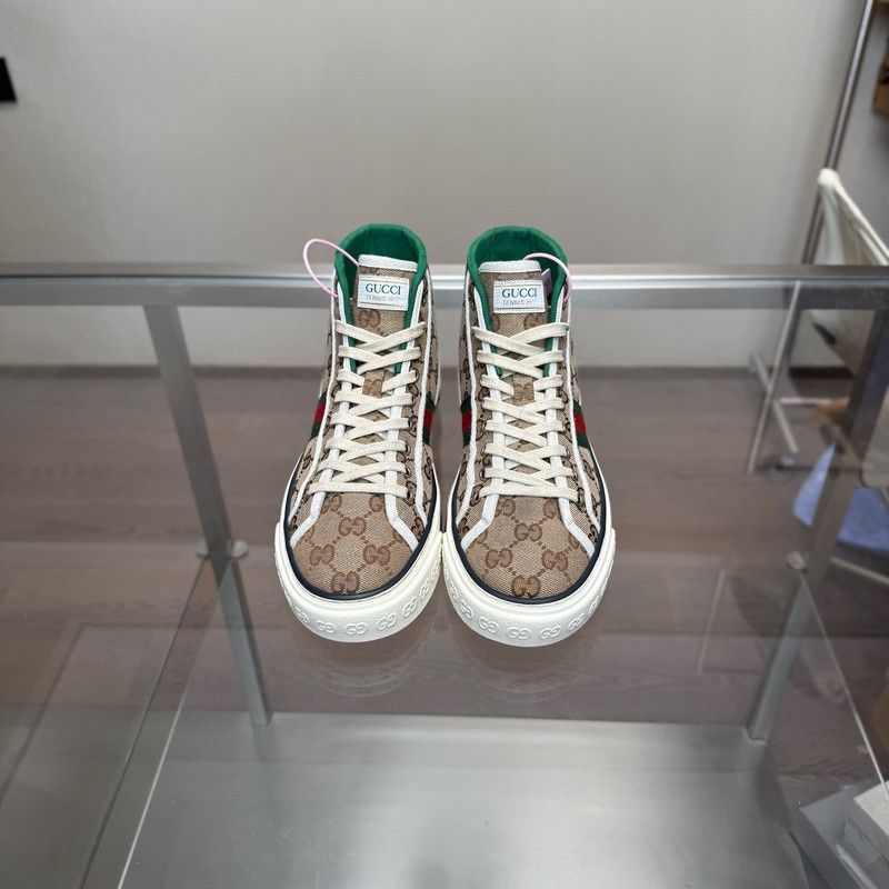 Gucci Gucci Tennis 1977 High Top Canvas Sneakers 0079 Size US 7.5 / EU 40-41 - 2 Thumbnail