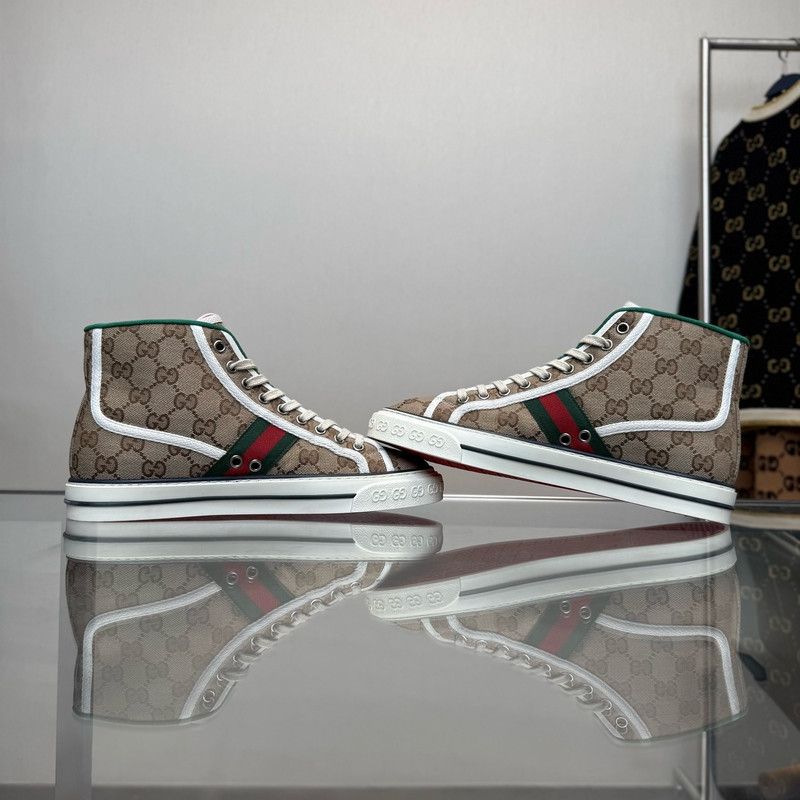Gucci Gucci Tennis 1977 High Top Canvas Sneakers 0079 Size US 7.5 / EU 40-41 - 8 Thumbnail
