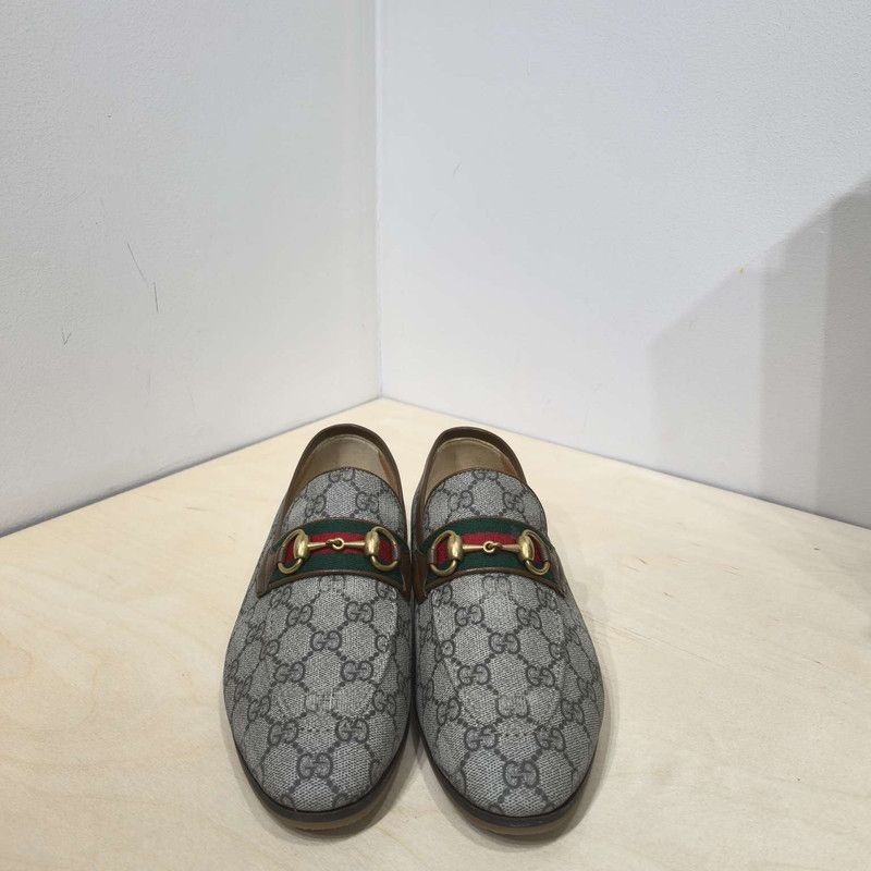 Gucci Gucci Horsebit Leather Loafers for Men 0079 Size US 8.5 / EU 41-42 - 2 Thumbnail