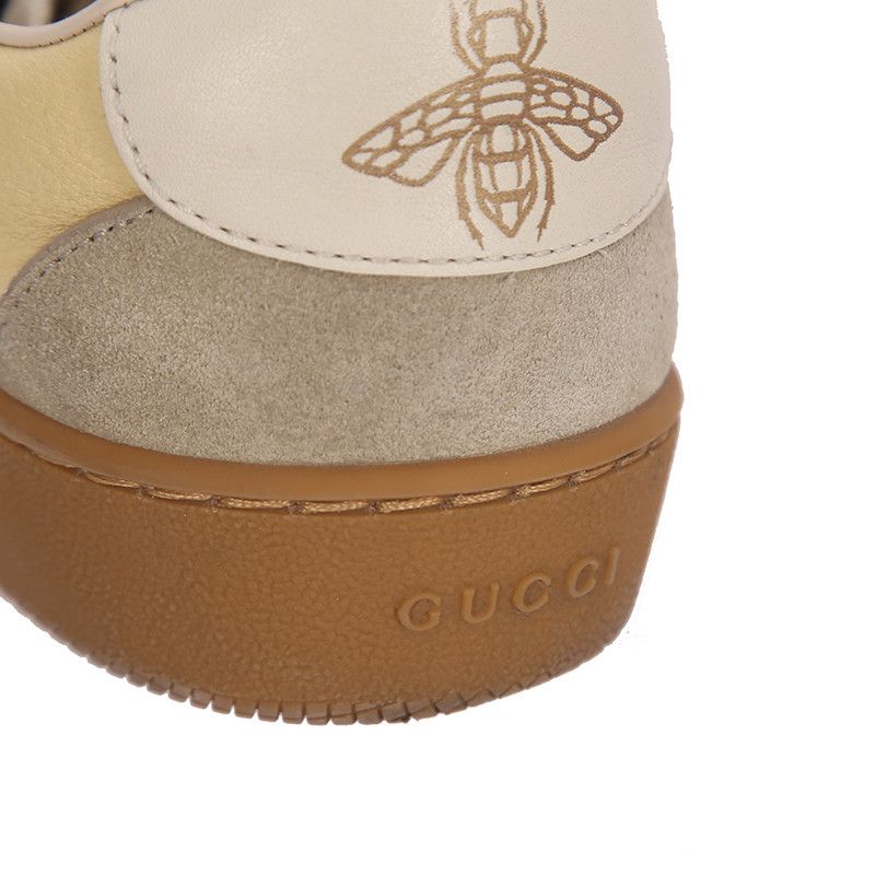 Gucci Gucci Leather and Suede Women's Sneakers 0079 Size US 5.5 / EU 38 - 9 Thumbnail
