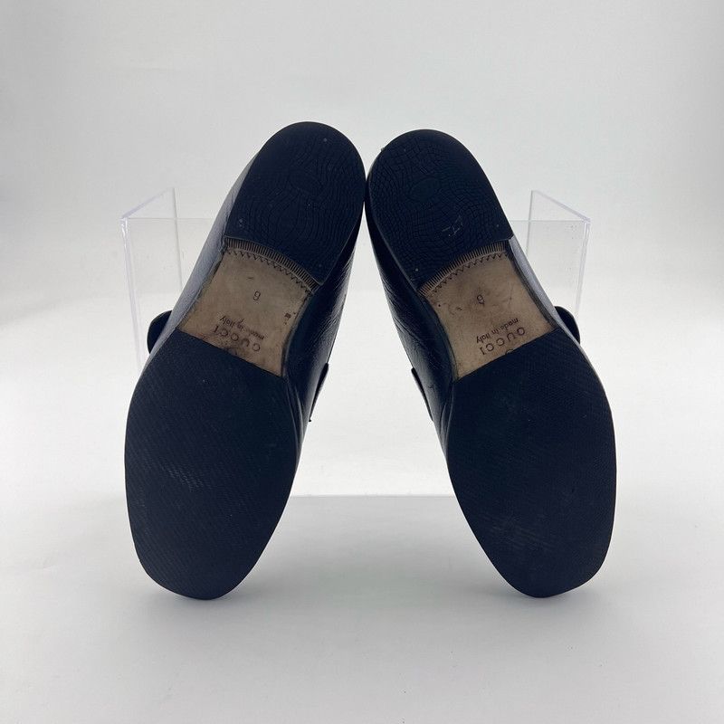 Gucci Gucci Black Casual Slip-On Shoes for Men 0079 Size US 7.5 / EU 40-41 - 4 Thumbnail