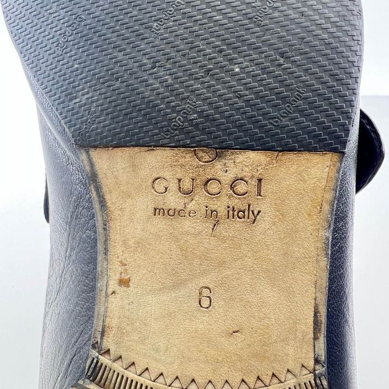 Gucci Gucci Black Casual Slip-On Shoes for Men 0079 Size US 7.5 / EU 40-41 - 5 Thumbnail